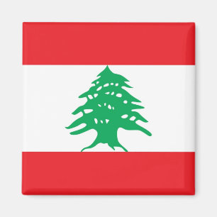 Magnet with Flag of Lebanon