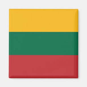 Magnet with Flag of Lithuania