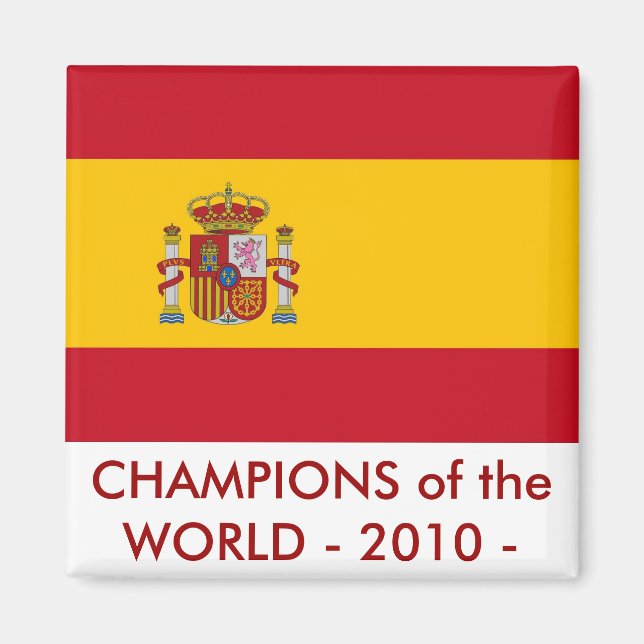 Magnet with Flag of Spain (Front)