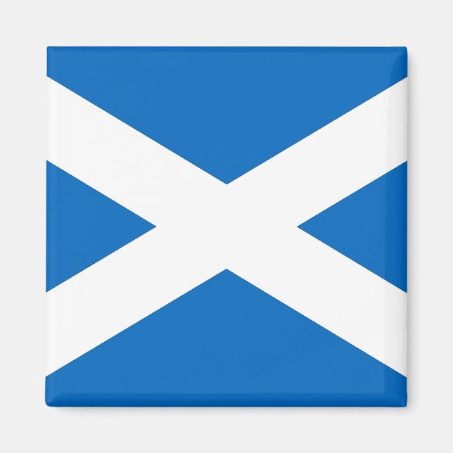 Magnet with Flag of the Scotland (Front)