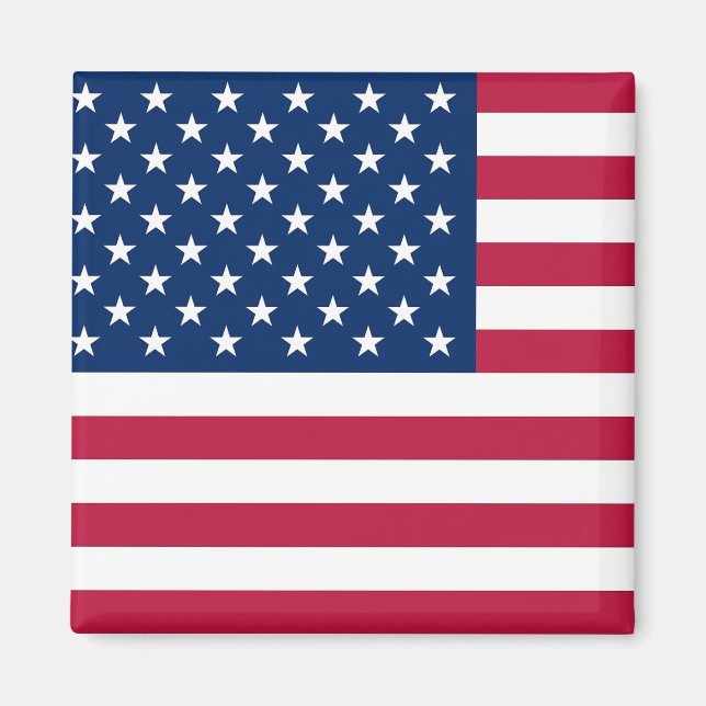 Magnet with Flag of the USA (Front)