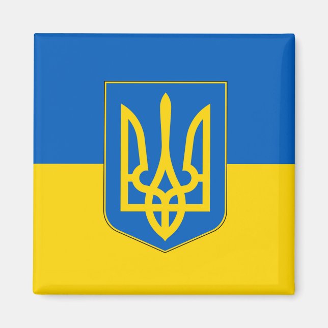 Magnet with Flag of Ukraine (Front)