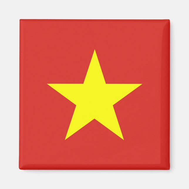 Magnet with Flag of Vietnam (Front)