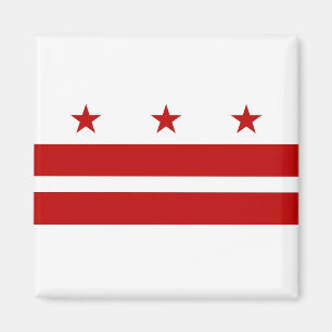 Magnet with Flag of Washington DC - USA