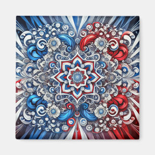 Magnet with French Colours Design