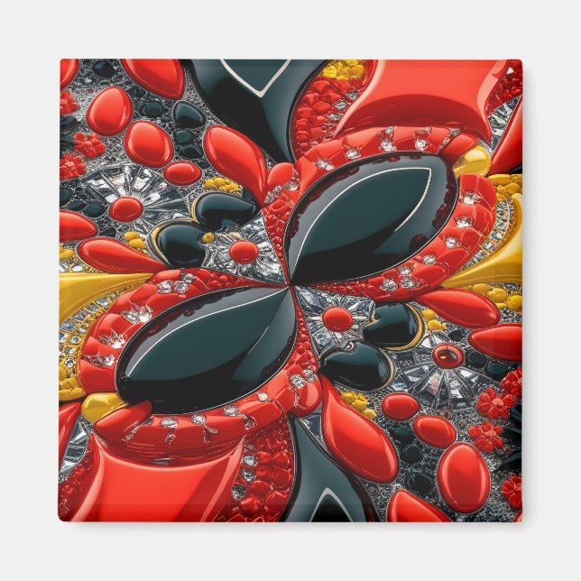 Magnet with Germany Colours Design (Front)