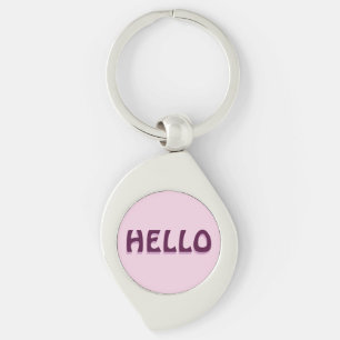 MAGNET WITH HELLO KEY RING