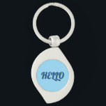 MAGNET WITH HELLO KEY RING<br><div class="desc">THE HELLO DESIGN SIMPLE</div>