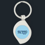 MAGNET WITH HELLO KEY RING<br><div class="desc">THE HELLO DESIGN SIMPLE</div>