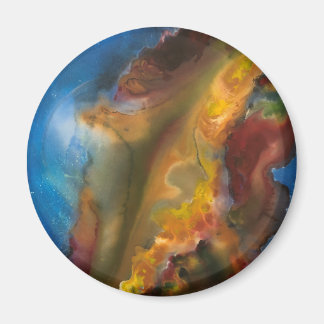Magnet with Johnson Abstract Artwork