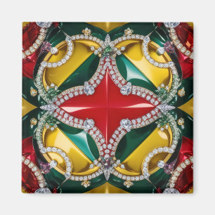 Magnet with Los Angeles Colours Design