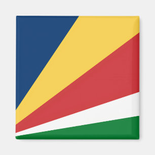 Magnet with Seychelles Colours Design