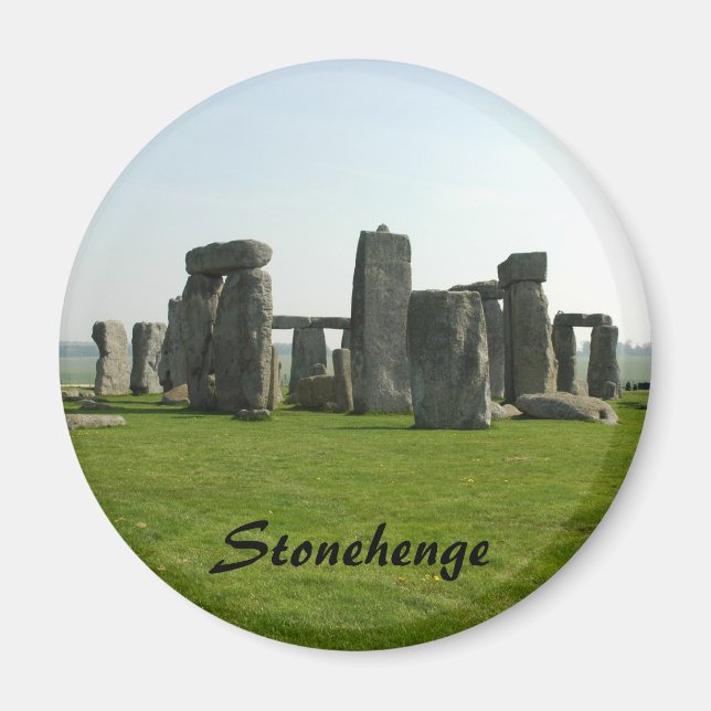 Magnet with Stonehenge photo (Front)