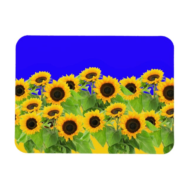 Magnet with Sunflowers (Horizontal)