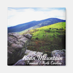 Magnet with text - Roan Mountain