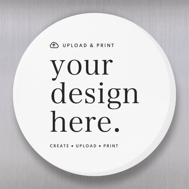 Magnet Your Design Upload 3" Round (Creator Uploaded)