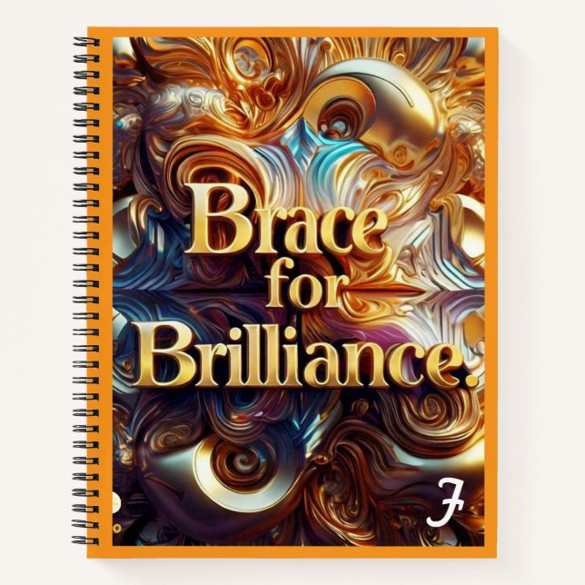 "Magnetic Auras" Notebook (Front)