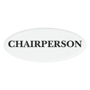 Magnetic Badge - Chairperson
