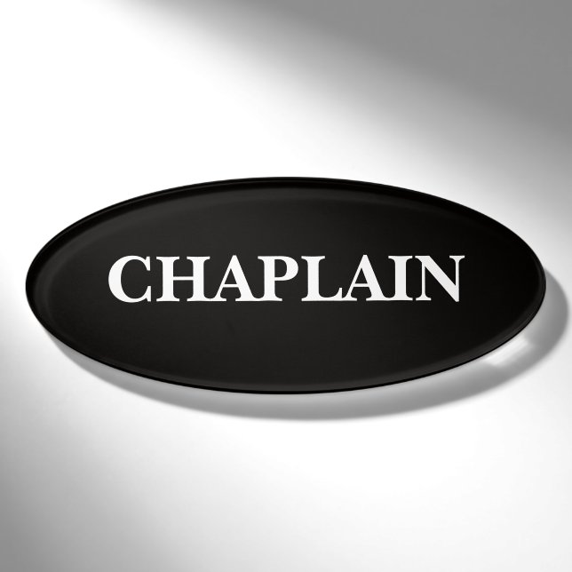 Magnetic Badge - CHAPLAIN (Front)