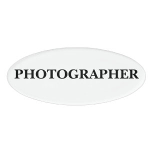 Magnetic Badge - Photographer