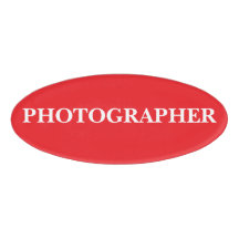 Magnetic Badge - Photographer