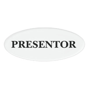 Magnetic Badge - presentor