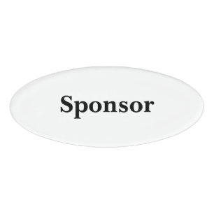 Magnetic Badge - Sponsor