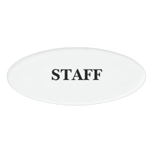 Magnetic Badge - Staff