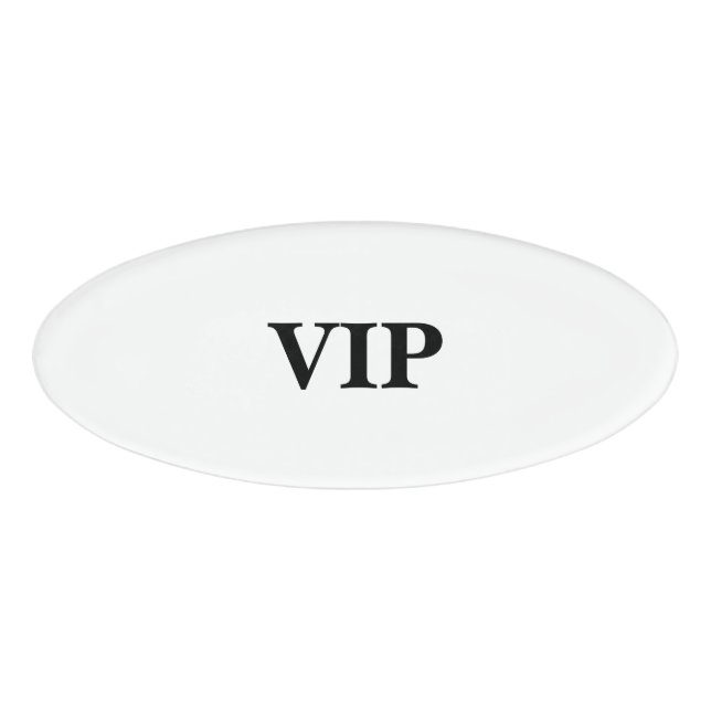 Magnetic Badge - VIP (Front)