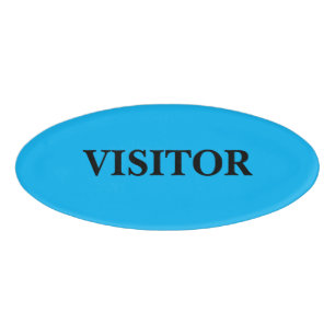 Magnetic Badge - Visitor