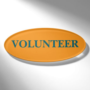 Magnetic Badge - Volunteer