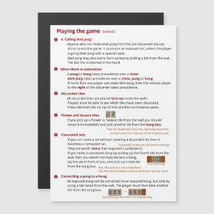 Magnetic BMJA rules – Playing the game (2) Magnetic Invitation