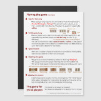Magnetic BMJA rules – Playing the game (3)