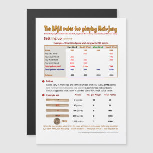 Magnetic BMJA rules – Settling up (2) Invitation