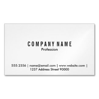 Magnetic Business Card