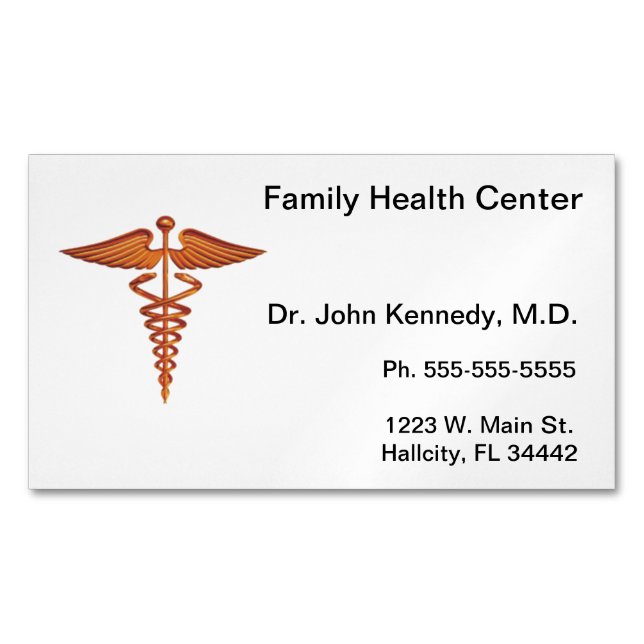 magnetic business cards (Front)