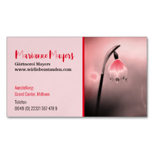 Magnetic Business Gardening Magnetic Business Card