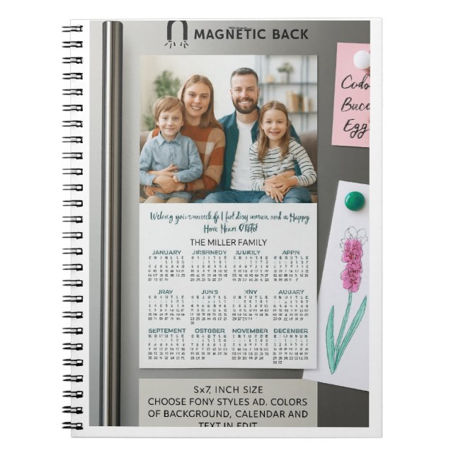 Magnetic Card Notebook (Front)