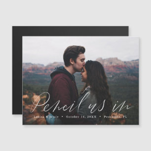 Magnetic Casual Horizontal Photo Save the Date