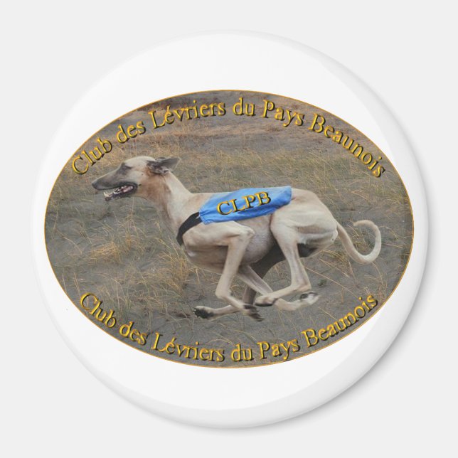 magnetic - Club des Levriers du Pays Beaunois Magnet (Front)
