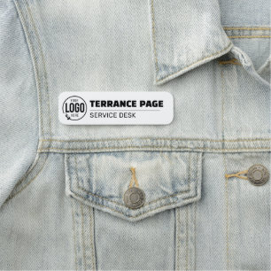 Magnetic Company Business Logo Employee Name Tags