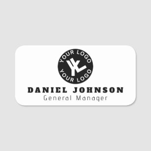 Magnetic Company Employee Custom Logo Name Tag