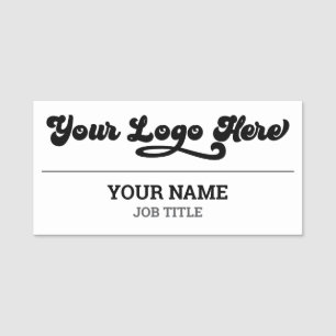 Magnetic Company Employee Name Tag