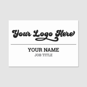 Magnetic Company Employee Name Tag
