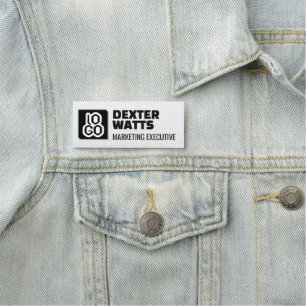 Magnetic Company Employee Staff Personalise Custom Name Tag