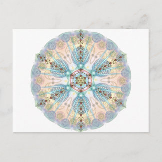 Magnetic Energy Mandala Postcard