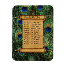 Magnetic Family Birthday Reminder - Customise