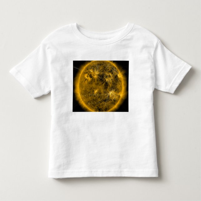 Magnetic field lines on the Sun Toddler T-Shirt (Front)