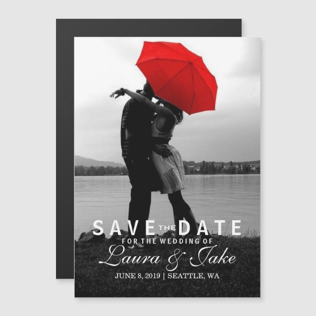 Magnetic Invite | Photo Save II (Front/Back)