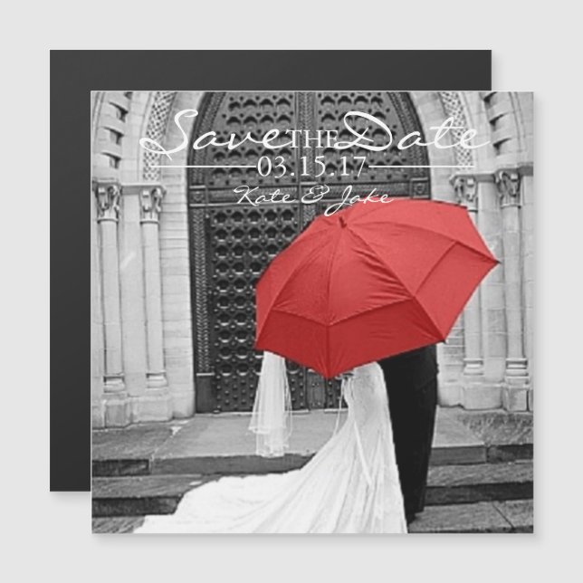 Magnetic Invite - Photo Save the Date (Front/Back)